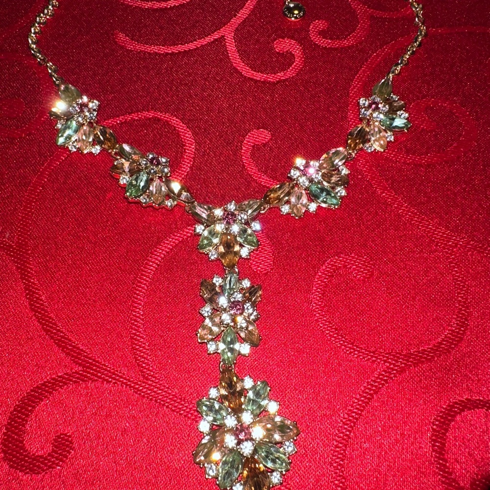 Jeweled Necklace Set in Gold Metal by Charter Club